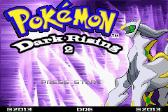 Pokemon Dark Rising 2 (beta 2) Title Screen